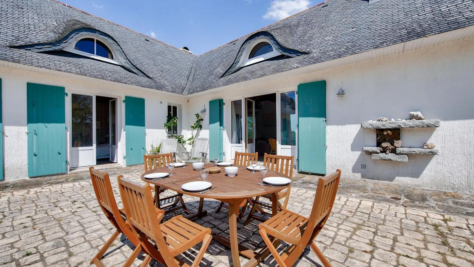 Grande Maison Face A L'Ocean Avec Jardin Pour 11 Saint-Pabu  度假居 Saint-Pabu (Finistere)